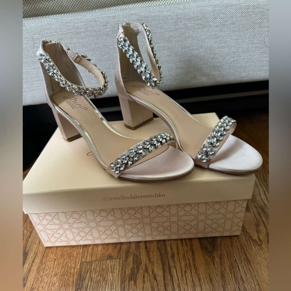 Jewel Badgley Miscka Mayra Ankle Strap Heels